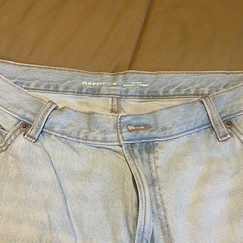 Slouch Short Fringe Jeans